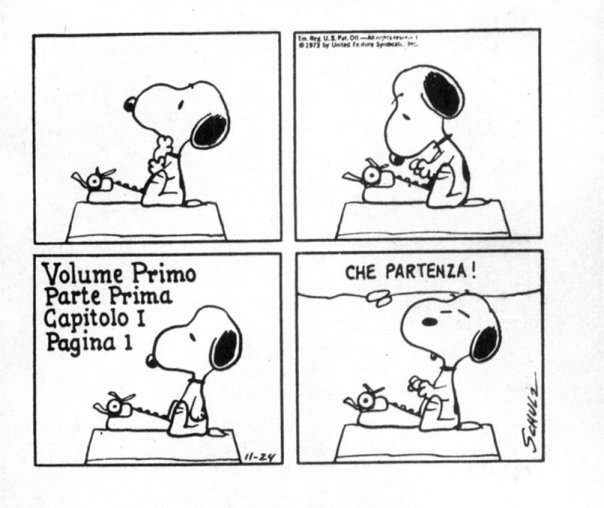 Snoopy comics vignetta